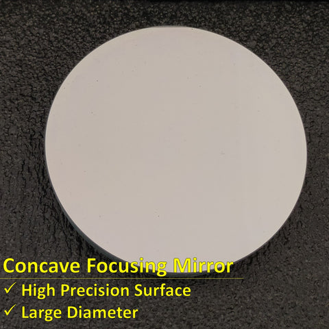 High Precision Concave Focusing Schlieren Mirror D200F1600 (Unmounted)